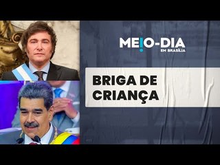 A briga de 5ª série dos governos de Javier Milei e Nicolás Maduro