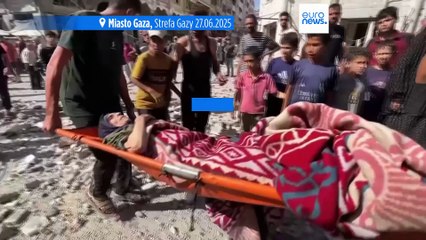 W izraelskich nalotach zginęły 62 osoby