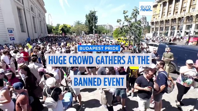 Tens of thousands gather to mark 30th anniversary of Budapest Pride despite Orban ban