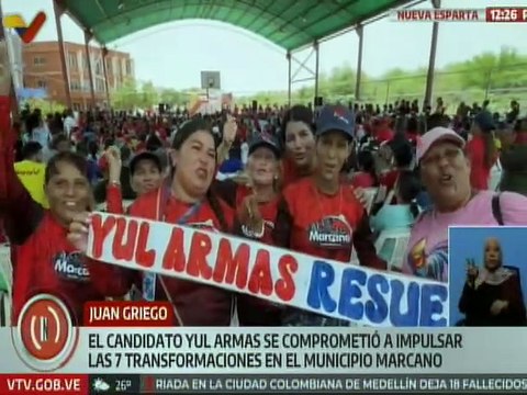 Nueva Esparta | Habitantes de Juan Griego reafirman su respaldo al candidato del GPP Yul Armas