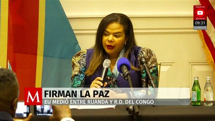 Ruanda y R.D. de Congo firman acuerdo de paz negociado por EU