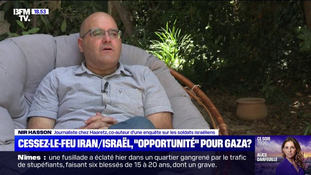L'armée israélienne a pris des décisions dramatiques : BFMTV a pu rencontrer Nir Hasson, co-auteur d'une enquête sur les soldats israéliens qui auraient reçu l'ordre de tirer sur des Gazaouis attendant l'aide humanitaire