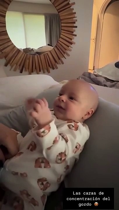 La reacción de Sol Pérez cuando su bebé, de dos meses ¿dijo “hola”?