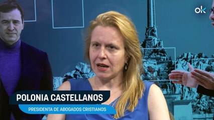 Polonia Castellanos (Abogados Cristianos): "Sánchez tiraría la cruz del Valle de los Caídos si pudiera"