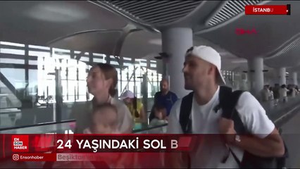 Beşiktaş'ın yeni transferi David Jurasek İstanbul'da