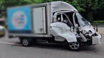 인천에서 화물차끼리 추돌...운전자 2명 경상 / YTN