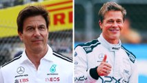 F1: Toto Wolf presume su dominio con los idiomas en medio del doblaje de la película de Brad Pitt