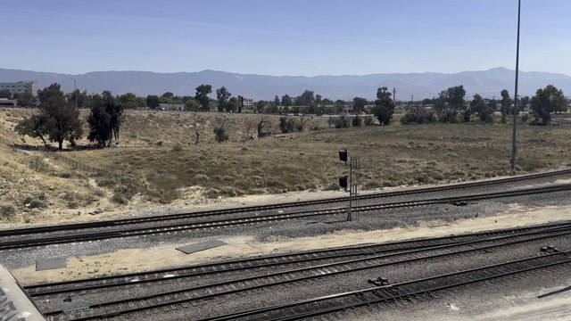 UP 8724 Leads Eastbound Intermodal Train Rolling Through West Colton Yard.