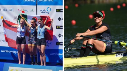 Kenia Lechuga se vuelve a llevar el oro; ahora ganó medalla en la Copa del Mundo de Remo 2025 en Suiza