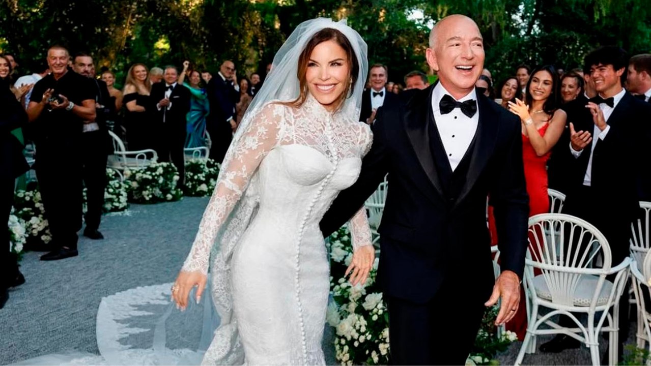 Dolce & Gabbana: Lauren Sánchez y el vestido de novia para su boda con Jeff Bezos, dueño de Amazon