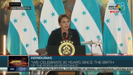 Honduras: President Xiomara Castro celebrates 16 years of the popular resistance