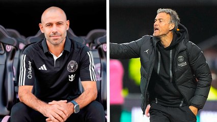 Mascherano se deshace en elogios ante Luis Enrique previo al partido entre Inter Miami y PSG