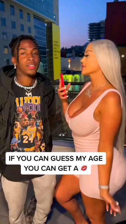 the guess my age and a give me one 😘 to send