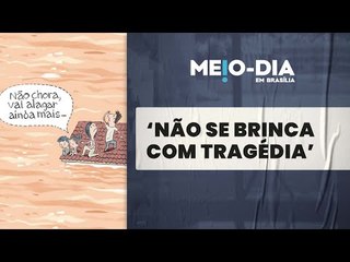 Chuvas no RS: "Não se brinca com tragédia", diz Wilson Lima sobre charge da Folha de S.Paulo