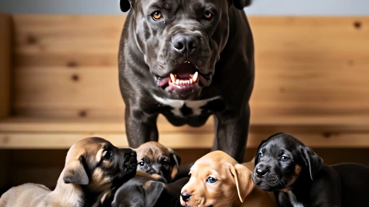 Cute Cane Corsos