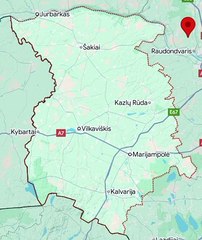 Map of Marijampole County. Peta Kabupaten Marijampole. Marijampole County Map. Map of County of Marijampole. County of Marijampole Map. Marijampolės apskrities žemėlapis. Carte du comté de Marijampole. Mapa do Condado de Marijampole. マリヤンポレ郡の地図. 马里扬波莱县地图