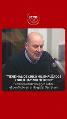 Sturzenegger explica la extrema burocracia y administrativos que hay en el Hospital Garrahan, a comparación de los pocos médicos