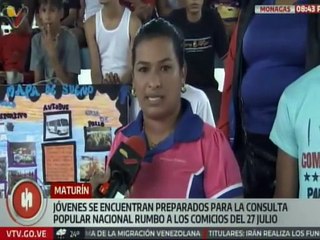 Jóvenes presentan parte de los proyectos que beneficiarán a comunidades del estado Monagas