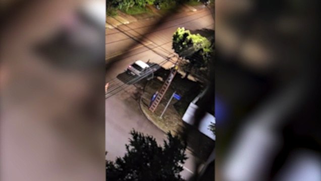 Moradores suspeitam de falsos trabalhadores durante furto de fios: Colocaram até cones na rua