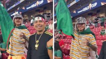 Copa Oro: Aficionado asiste al México vs Arabia Saudita disfrazado de 'El Chavo del 8'