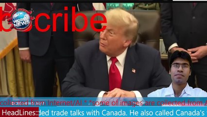 US President Donald Trump has abruptly suspended trade talks with Canada.   MHM NEWS