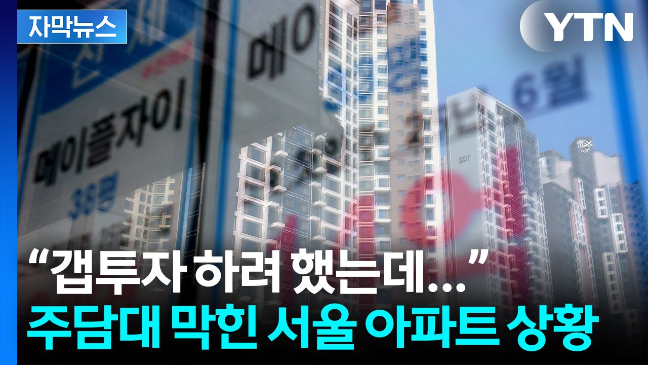 [자막뉴스] 주담대·갭투자 다 막혔다...초강력 대출 규제에 부동산 '충격' / YTN