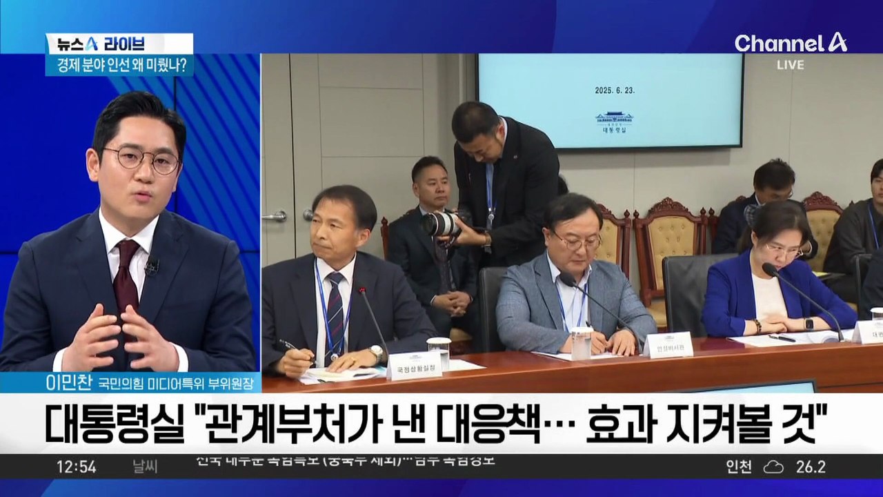 부동산 대출 규제 발표에 대통령실 입장 번복?