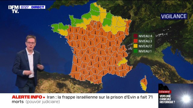 MÉTÉO - Un dôme de chaleur sur toute la France qui emprisonne la chaleur en provenance du Sahara ce dimanche