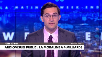L'édito de Jules Torres: «Audiovisuel public : la moraline à 4 milliards»