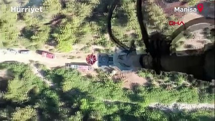 Manisa orman yangını 2’nci gününde