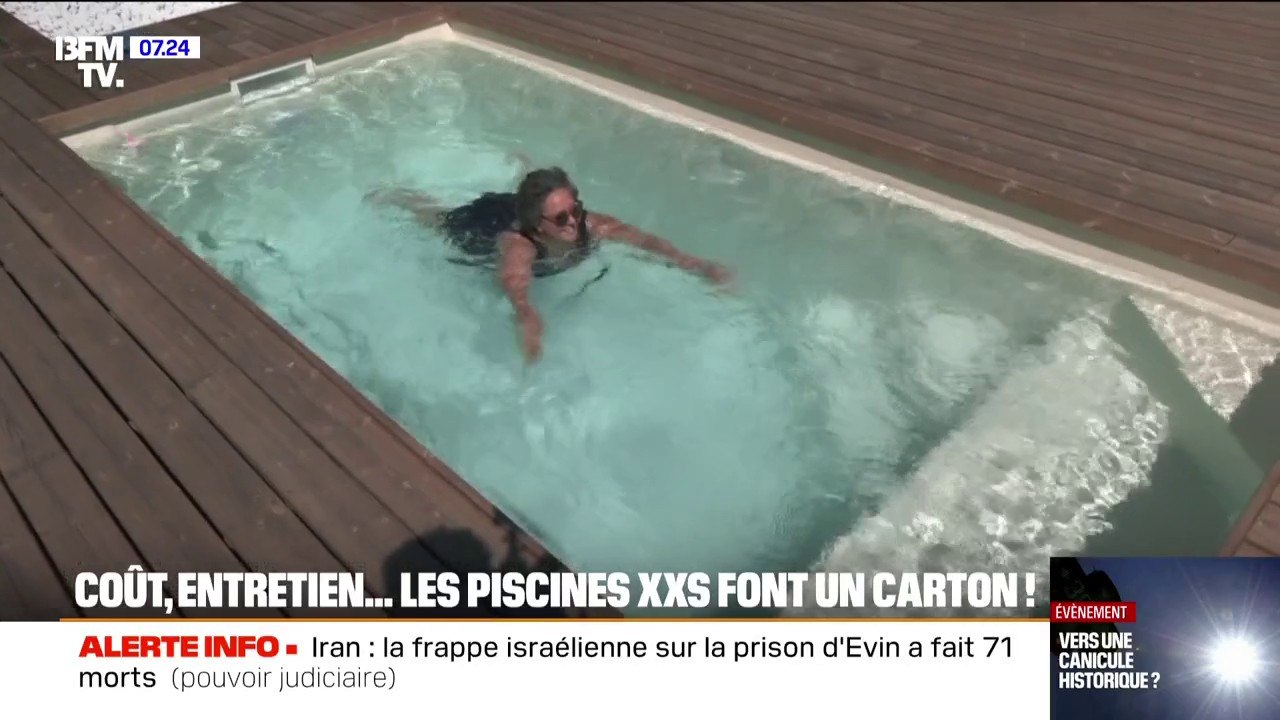 Coût et entretien réduits: les piscines XXS gagnent en popularité auprès des Français