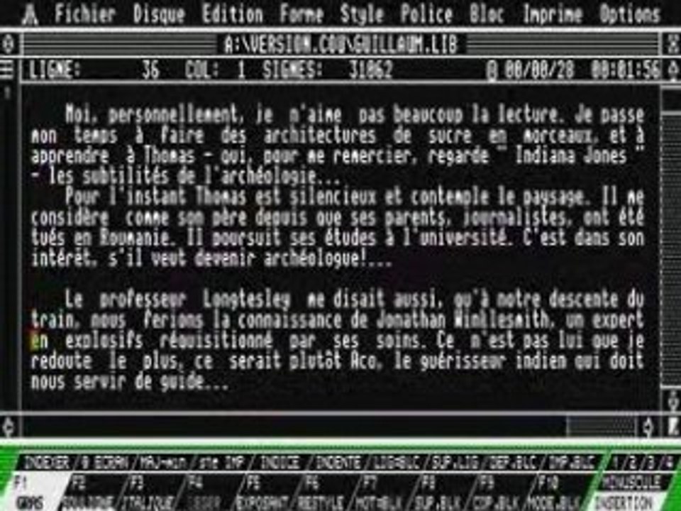 Atari ST (1986) > Traitement de texte