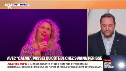 "On m'a demandé d'être sage (...) je n'ai jamais réussi": Swann Périssé parle de son nouveau spectacle "Calme"