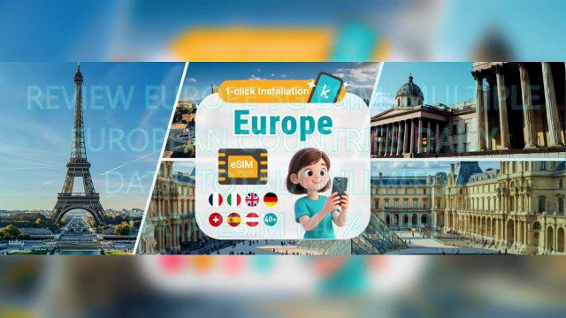 AGD Review Europe 5G eSIM: Multiple European Countries Daily Data/Total/Unlimited Data eSIM [40% OFF]