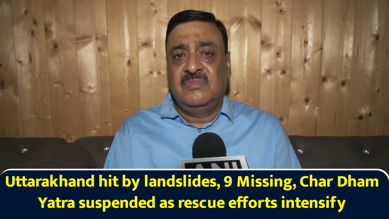 Uttarakhand hit by landslides, 9 Missing, Char Dham Yatra suspended as rescue efforts intensify