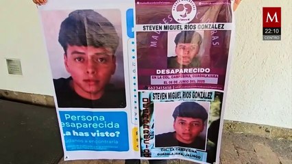Familiares de Steven Miguel claman justicia y verdad en Casa Jalisco