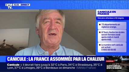 Canicule: les personnes âgées "n'ont pas toujours cette sensation du besoin de boire", témoigne Hervé Depouez, maire de Pacé (Ille-et-Vilaine)