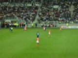 Grenoble en L1 Fumigènes en fin de match