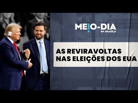 Eleições nos EUA: Trump anuncia J.D. Vance como vice