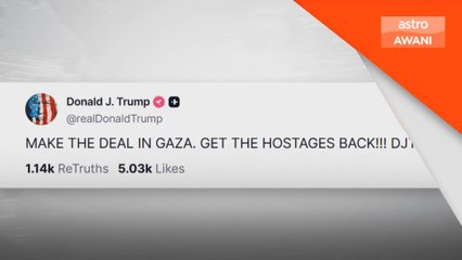Donald Trump gesa gencatan senjata di Gaza
