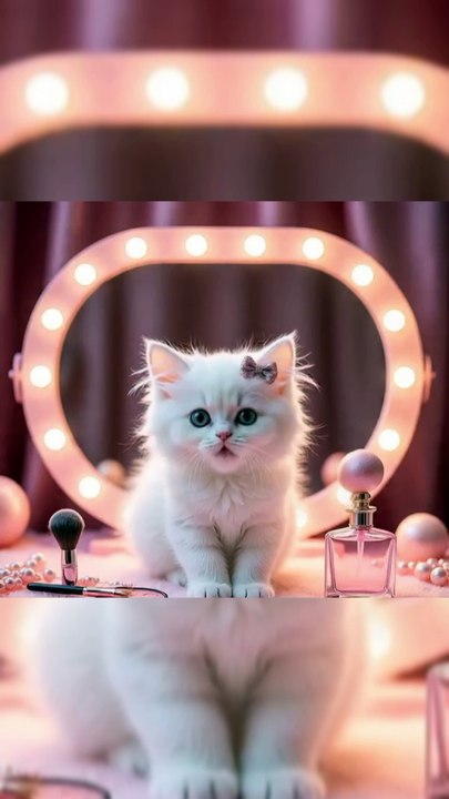 “POV: Your Kitten Just Booked the Ring Light to Drop Her APT Hit Single 😹🎤💡”