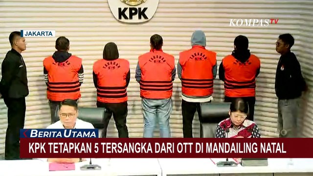 OTT KPK di Mandailing Natal: Kadis PUPR Sumatera Utara Jadi Tersangka Kasus Suap