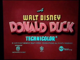 The Donald Duck Show - Disney - The Old Army Game (1943)