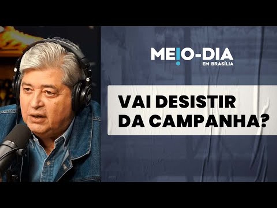 Eleições 2024: Datena afirma que não vai desistir da candidatura
