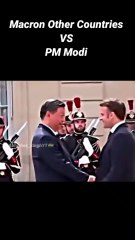 Macron Other Countries Vs Modi #modi #macron #power