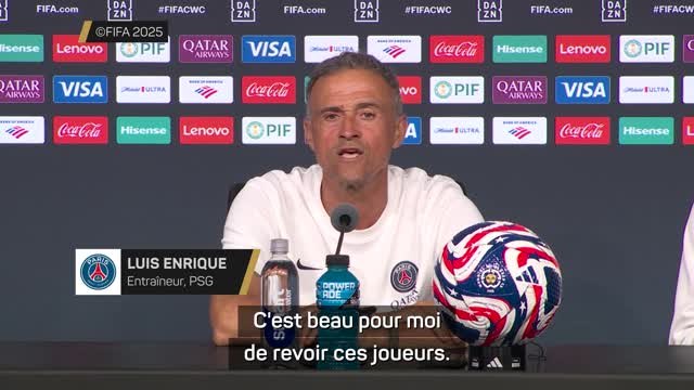 PSG - Luis Enrique : “Revoir Messi, Mascherano, Busquets et Alba, ce sera émotionnellement spécial”