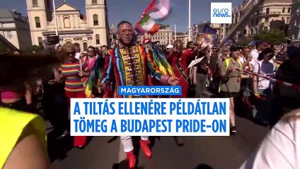 Példátlan tömeg dacolt a magyar kormánnyal a Budapesti Büszkeség meneten