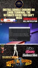 INSTALL GOOGLE CHROME ON LINUX TERMINAL THE ULTIM