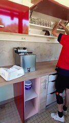 Aperçu du nouvel agencement buvette OVB