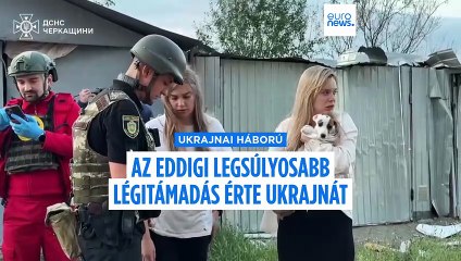Oroszország az eddigi legnagyobb légicsapást mérte Ukrajnára